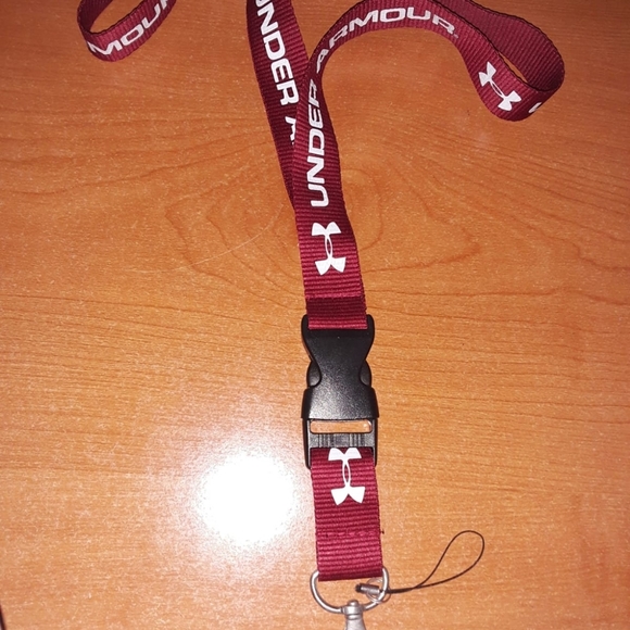 Brand New Under Armour Purple Logo Lanyard - Picture 6 of 6